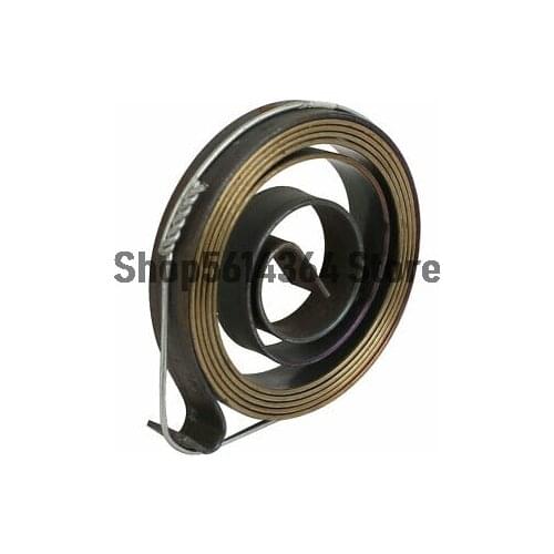 6mm Width Two Hooks Drill Press Quill Feed Return Coil Spring Assembly Gray