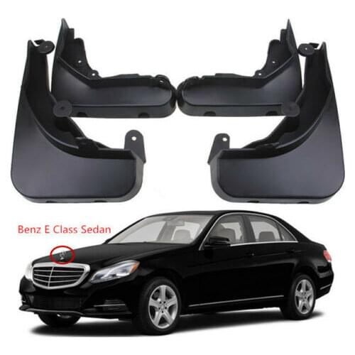 4PCS Set Car Molded Mudflaps Front Rear Mudguards For 2014-2016 Mercedes-Benz E Class Sedan W212 Splash Guards Car fender Flares
