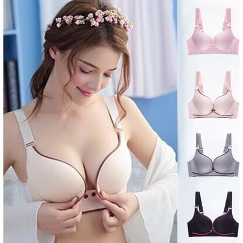 Maternity Nursing Bra Breastfeeding Gather bra Adjustable Strap Breathable bra For Pregnant woman Soutien Gorge Allaitement