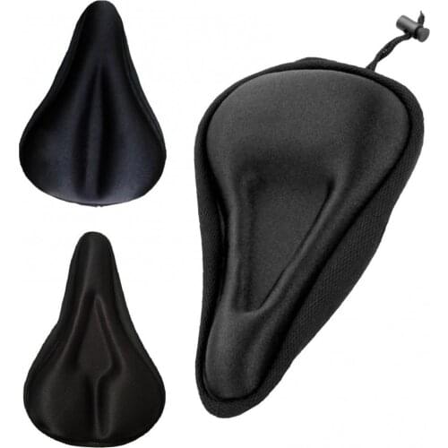 MTB Bike Bicycle Silicone Saddle Seat Cover Protective Cushion Riding Accessory sillin bicicleta carreter сидушка для велосипеда