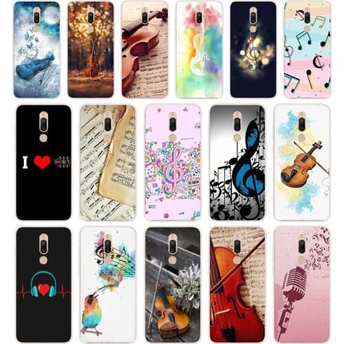 374FG Musical Notes Violin Classical Music gift Soft Silicone Tpu Cover phone Case for Meizu M5 M5C M5S Note M6 M6S M6T case