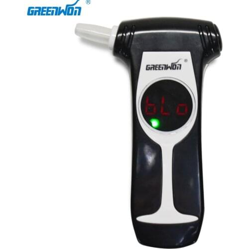 GREENWON LED Display Digital Portable Breath personal Breathalyzers Alcohol Tester with Mouthpiece