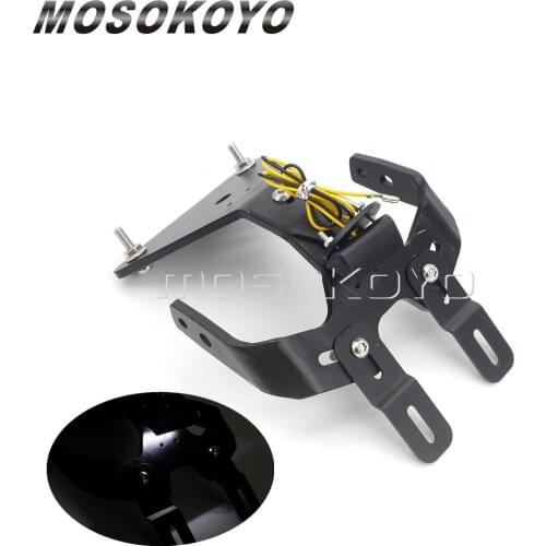 License Plate Holder For Aprilia Tuono V4R RSV4-R RSV4-RF RSV4-RR 2009-17 Motorcycle License Bracket Tail Tidy Fender Eliminator