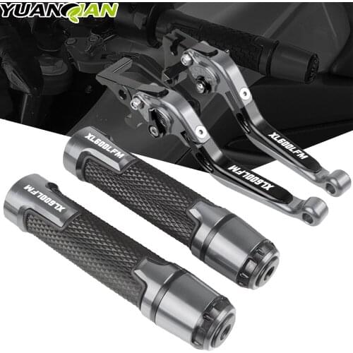 For Honda XL600LMF XL 600LMF 1985-1986 Motorcycle Accessories CNC aluminum Brake Clutch Lever Extendable Handle Grips Handlebar