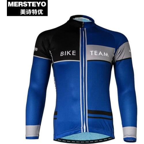 Breathable Cycling Jersey Long Sleeve Ciclismo Clothes Mens Team Bike Shirt Bicycle Wear Racing Tops Quick Dry Cycling Clothing