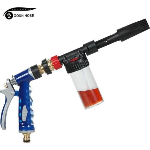 Multifunctional High Pressure Water Gun Foam Pot Nozzle Garden Hose Water Gun Car Wash Cleaning Water Gun For Watering Garden