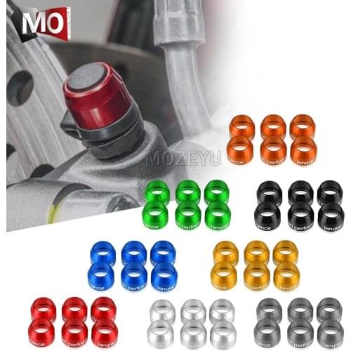 Motorcycle Universal Billet Bleed Valve Cover Kit For SUZUKI SV400 GS450 GS1150 GN125 LS650 DR 800 600 500 350 AN250 RV200