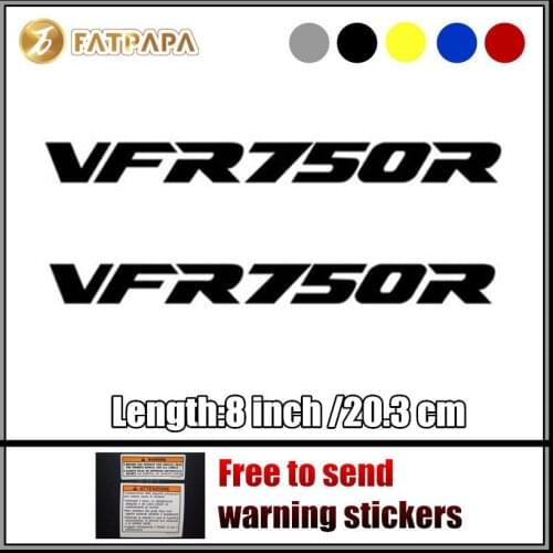 Motorcycle bike Fuel tank Wheels Fairing notebook Luggage helmet MOTO Sticker decals For HONDA VFR750R
