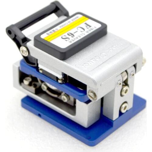 New FC-6S Fiber Cleaver Metal Body with 12blades FTTH Fiber Optic Cable Cold Splicing Tool Cutter Special Wholesale