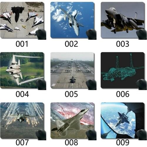 Custom Original Mouse Pad,F-15 Eagle Jet Fighter Mouse Pad With Stitched Edge
