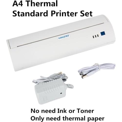 A4 Portable Inkless Printer Mini Document Thermal Printers Barcode Bluetooth IOS Android PC Support PDF File A4 Paper Impresoras