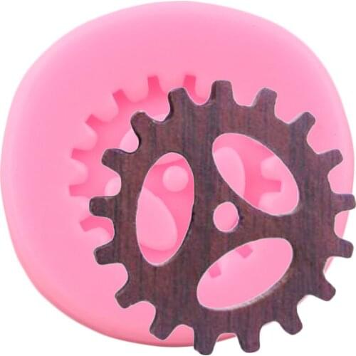 Steampunk Cog Gear Silicone Molds Wheel Cupcake Topper Fondant Cake Decorating Tools Candy Resin Clay Chocolate Gumpaste Moulds