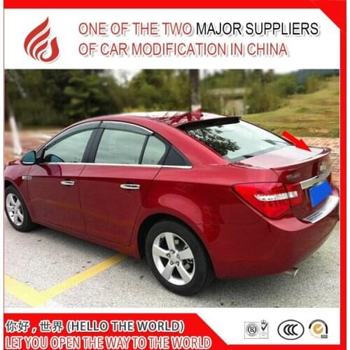 For Cruze 2009 2010 2011 2012 2013 2014 lip spoiler high quality ABS Material Car Rear lip Spoiler