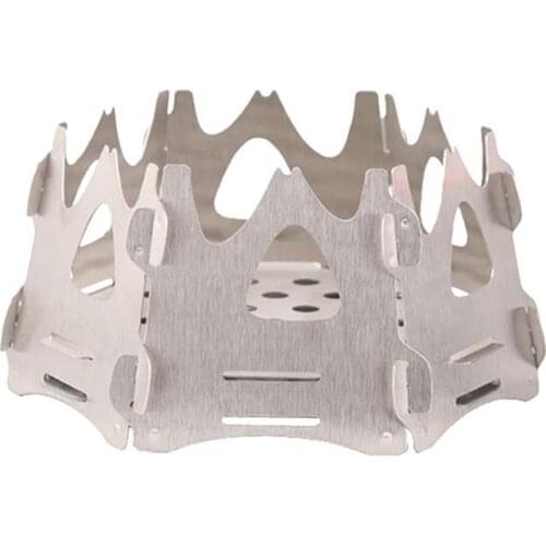 Outdoor Camping Six-sided Stove Ultralight Kitchen Mini Small Stove Camping Stove for Picnic Hiking Travel Supplies