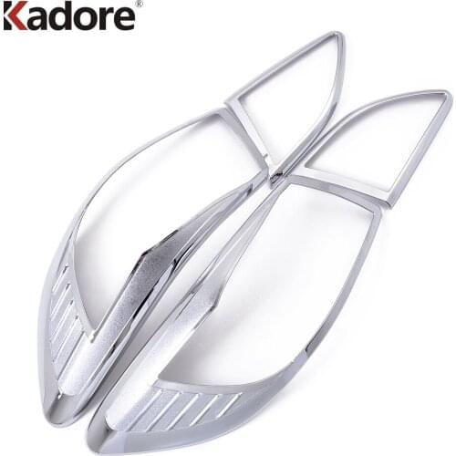 For Mazda 3 2010 2011 2012 Sedan ABS Chrome Auto Rear Tail Light Lamp Cover Trim Taillight Frame Shade Hood 4pcs Car Styling
