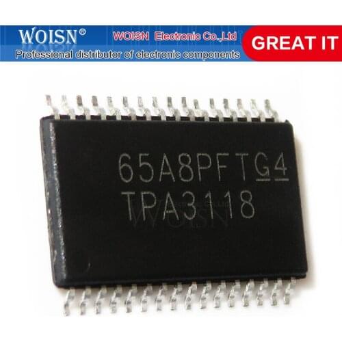 1pcs/lot TPA3118D2DAPR TPA3118D2DAP TPA3118D2 TPA3118 HTSSOP-32 In Stock