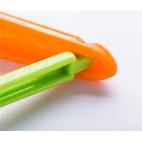 5/10/20Pcs Carrot Food Bag Sealing Clip Fresh-Keeping Clamp Sealer for Food and Snack Bags Kitchen AA