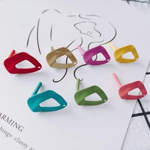 DIY jewelry accessories color multicolor optional single hole earrings earrings accessories materials
