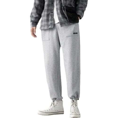 Fashion Casual Sweatpants Pants Mens 2021 Spring Summer New Youth Hip-hop Tide Sports Loose Simple Straight Streetwear Trousers