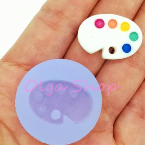 FYL816 23.9mm x 16.5mm Silicone Mold Fondant Cake Decoration Candy Resin Clay Earrings Necklace Craft Soap Candle FOOD SAFE