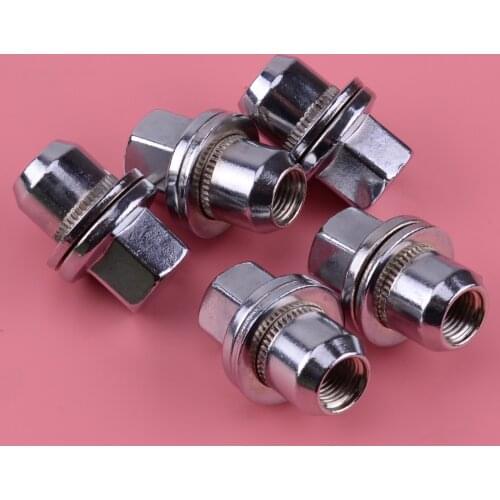 DWCX 5pc Car Wheel Lug Nuts Bolts for Land Rover Discovery LR3 LR4 Range Rover 2008 2009 2010 2011 2012 RRD500290A RRD500510