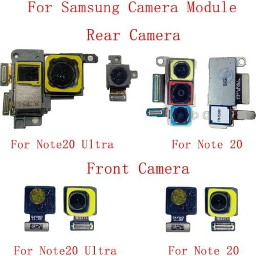 Back Rear Front Camera Flex Cable For Samsung Note 20 Note 20 Ultra Main Big Small Camera Module Repair Replacement Parts