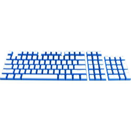 Mechanical Keyboard key caps 104 Replaceable PBT Keycaps Transparent Lettering Keys Double Shot Injection Backli KeyCaps