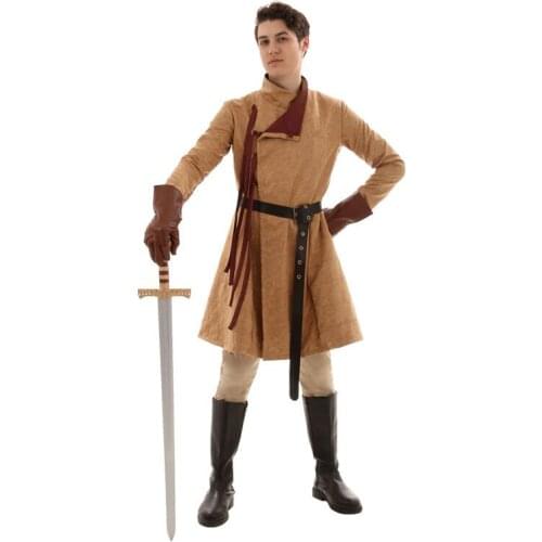Cosplay Halloween costume male warrior knight costume Renaissance series adult art coat costume suits any figure