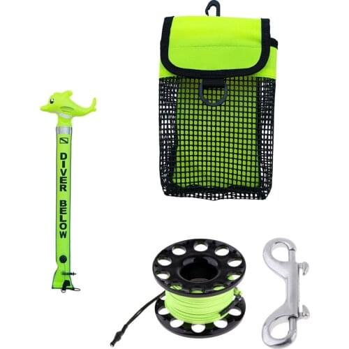 Marker Buoy SMB & Finger Reel & Bag for Scuba Diving/Snorkeling Scuba Diving SMB Storage Bag Cover protector