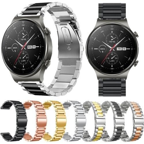 Metal Strap for Huawei Gt2 Pro Stainless Steel Band Bracelet Accessories Wrist Bracelet for Huawei Watch Gt2 Pro 22mm Watchband