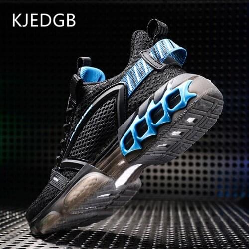 KJEDGB High Quality Thick Stretch Fabric Mens Sneakers Autumn Winter TPU Combination Bottom Outdoor Footwear Casual Shoes