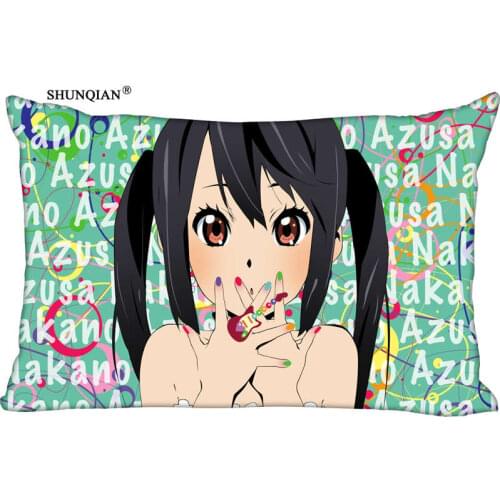 New Azusa Nakano Pillow Case Custom Wedding Pillowcase Cover Cases Gift Zippered Rectangle Pillow Case