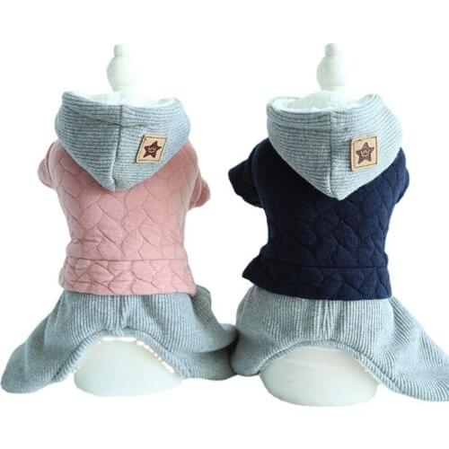 XS Small Dog Clothes Winter Doggie Puppy Clothing Warm Pet Coat Outfit Garment Chihuahua Yorkshire Pomeranian Maltese Costumes