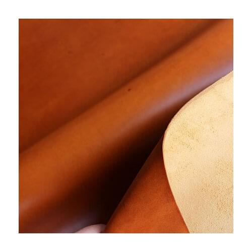 The first layer of leather yellow brown oil wax leather imported material manual DIY 1.8mmtn thick the leather