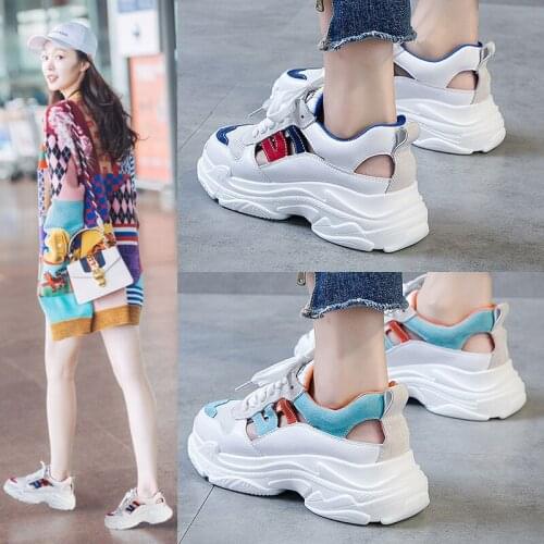 Walking Shoes Girl Adult Summer Shoes For Women Ulzzang Breathable Harajuku Ins Wild Spring Outdoor Sports Shoes Canter Fitness