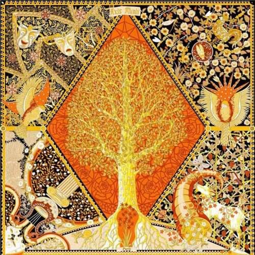 Twill Silk Satin Scarf Women Foulard Neck Head Scarves Wraps Square Kerchief Soft Bandana Shawls Ladies Head Brand Scarves Hijab