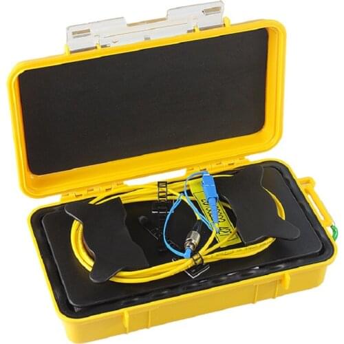 SC UPC-FC UPC 500/1000/2000 meters Singlemode Fiber Ring-Portable OTDR Launch Cable Box OTDR fiber tester extension line