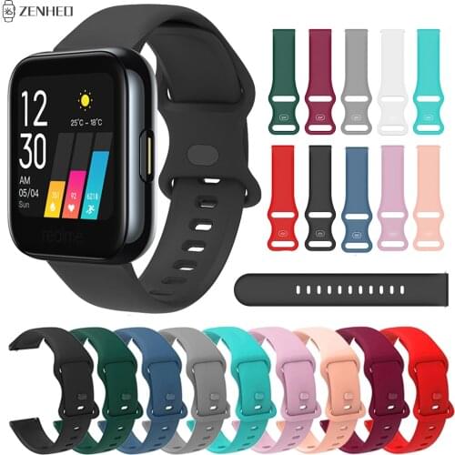 Silicone Wrist Band Strap For Realme Watch/Realme Watch 2 Pro Replacement Watchband For Realme Watch S