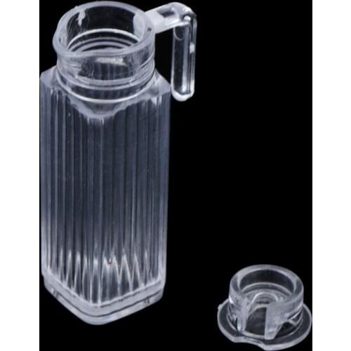 1/12 Miniature Clear Tableware Cold Kettle Table Kitchen Furniture Decor
