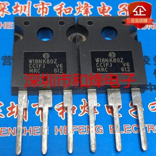 10PCS W18NK80Z STW18NK80Z TO-247