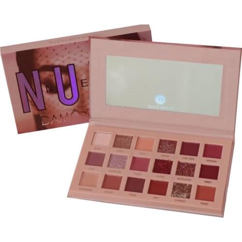 18-color Matte Eyeshadow Palette For Makeup Earth Matte Lustre Multi-color Shimmer Highlight Eyeshadow Waterproof Cosmetic TSLM1