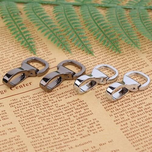 2pcs Metal Snap Hook Lobster Clasp Clip Shoulder webbing Use Key Chain Connection Bag Clasp Detachable DIY Accessories Bag Parts