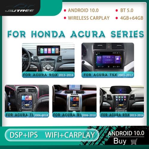 Android Car radio with screen Stereo For Honda Acura RDX RL TL TSX Car multimedia player auto control full touch receiver