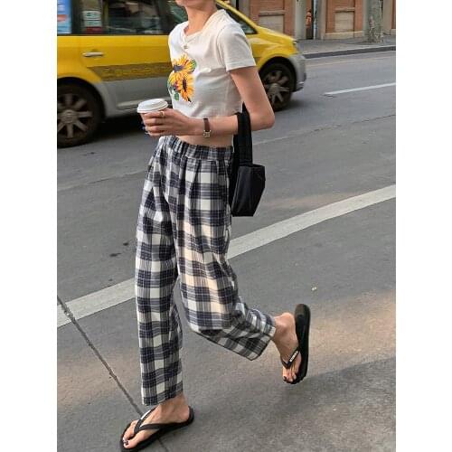 B.O.M.B.Z.Y.P. Women's Plaid Trousers