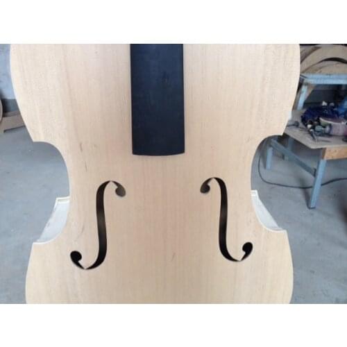 Hand made white/unfinished upright bass 3/4, plywood , New Double Bass