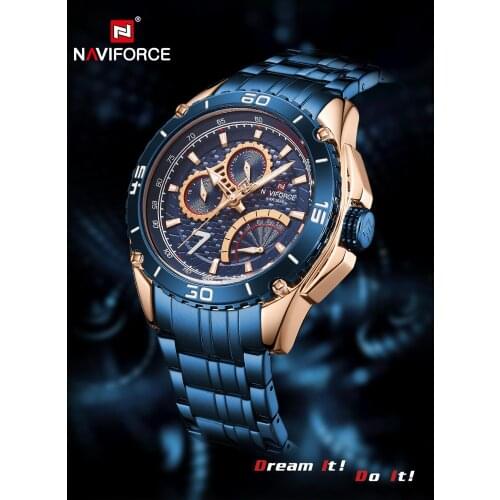 NAVIFORCE New Sports Watch Men Waterproof Top Brand Luxury Watch Orologio Quarzo Relogio Masculino