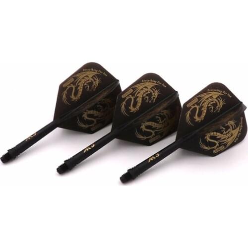 CUESOUL Rost Integrated Dart Shaft and Flights Medium,Set of 3