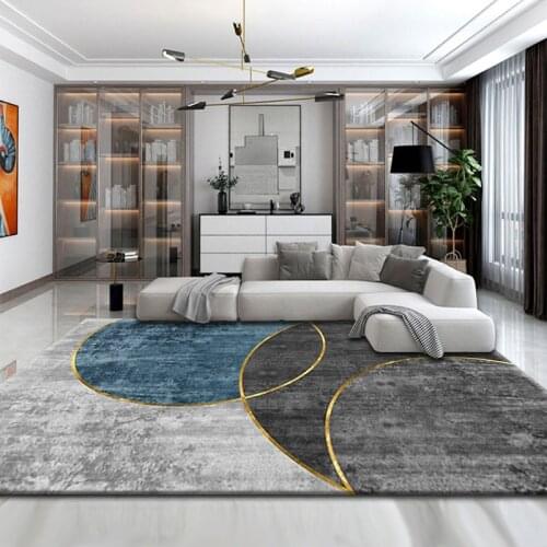 Decorative Large Rugs for Living Room Home Parlor Sofa Floor Carpet Bedroom Decor Non-Slip Rug Luxury Washable Rectangle Carpets