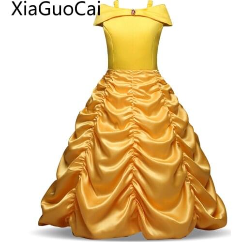 Kids Dress for Girls 2018 Cute New Princess Clothes Cosplay Costume Tutu Dress Ball Gown 4-8 Years Dress Up Costume for Kids