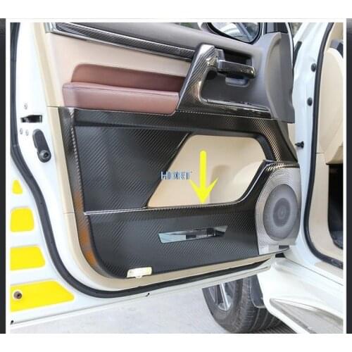 For Toyota Land Cruiser 2008 2010 2015 2016 2017 2018 2020 Car door anti-kick plate anti-kick pad stainless steel door frame